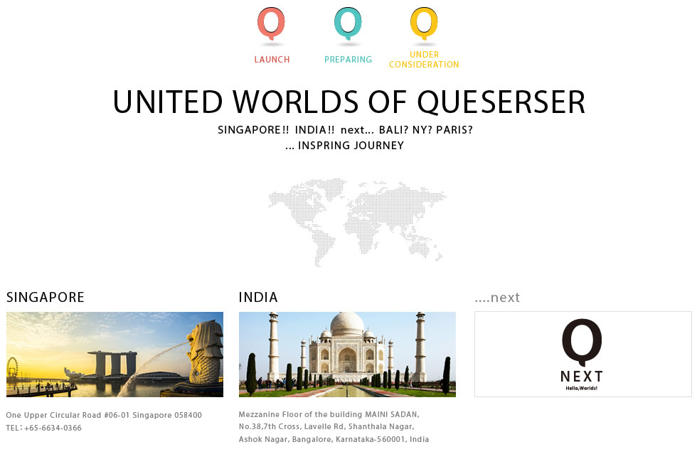 株式会社ケセラセラの拠点展開について -United Worlds of queserser-